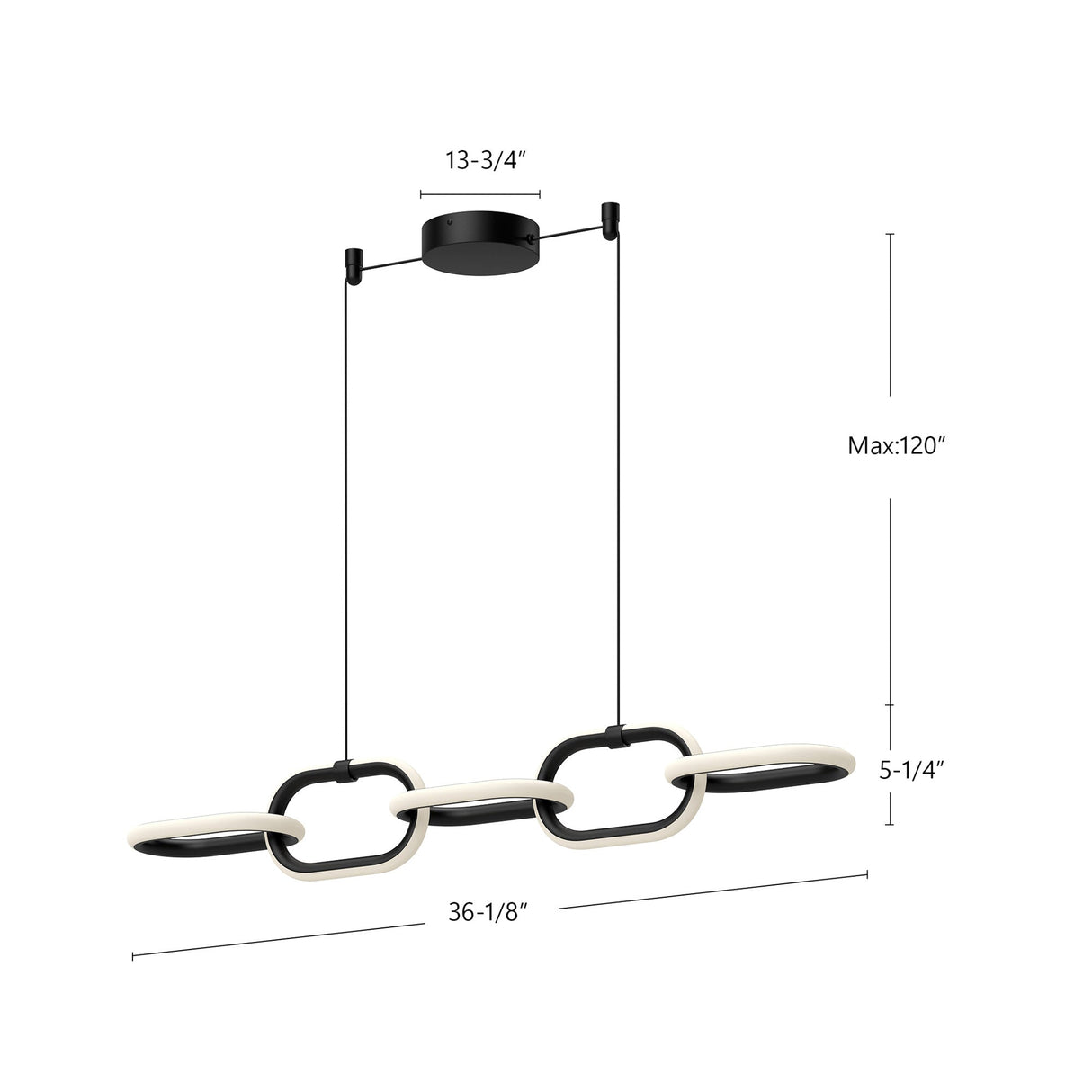 Kuzco Airen 36-in Linear Pendant