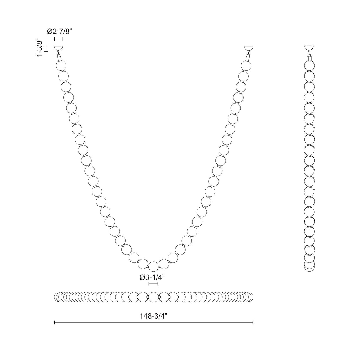 Alora Akoya 12.5-ft Pendant