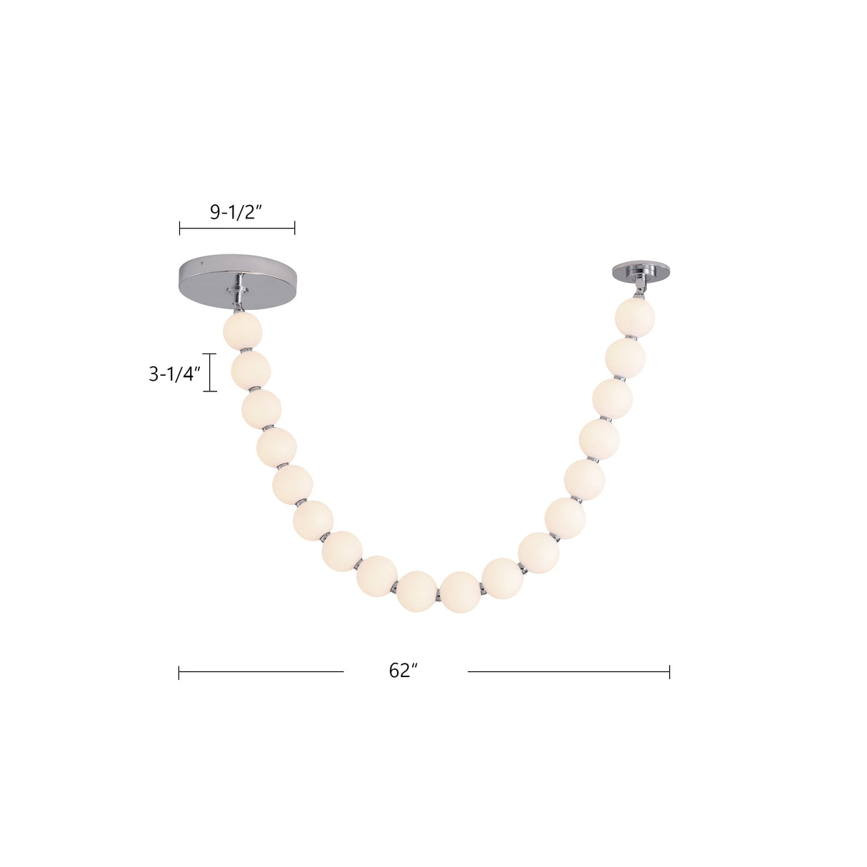 Alora Akoya 5-ft Pendant