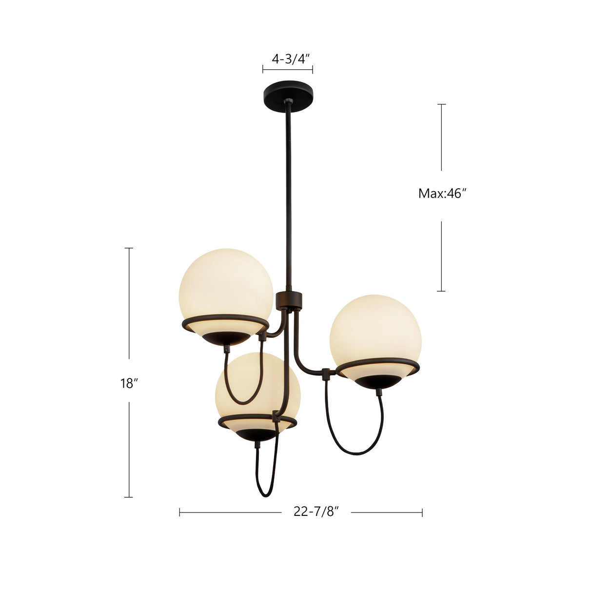 Alora Mood Alba 23-in Chandelier
