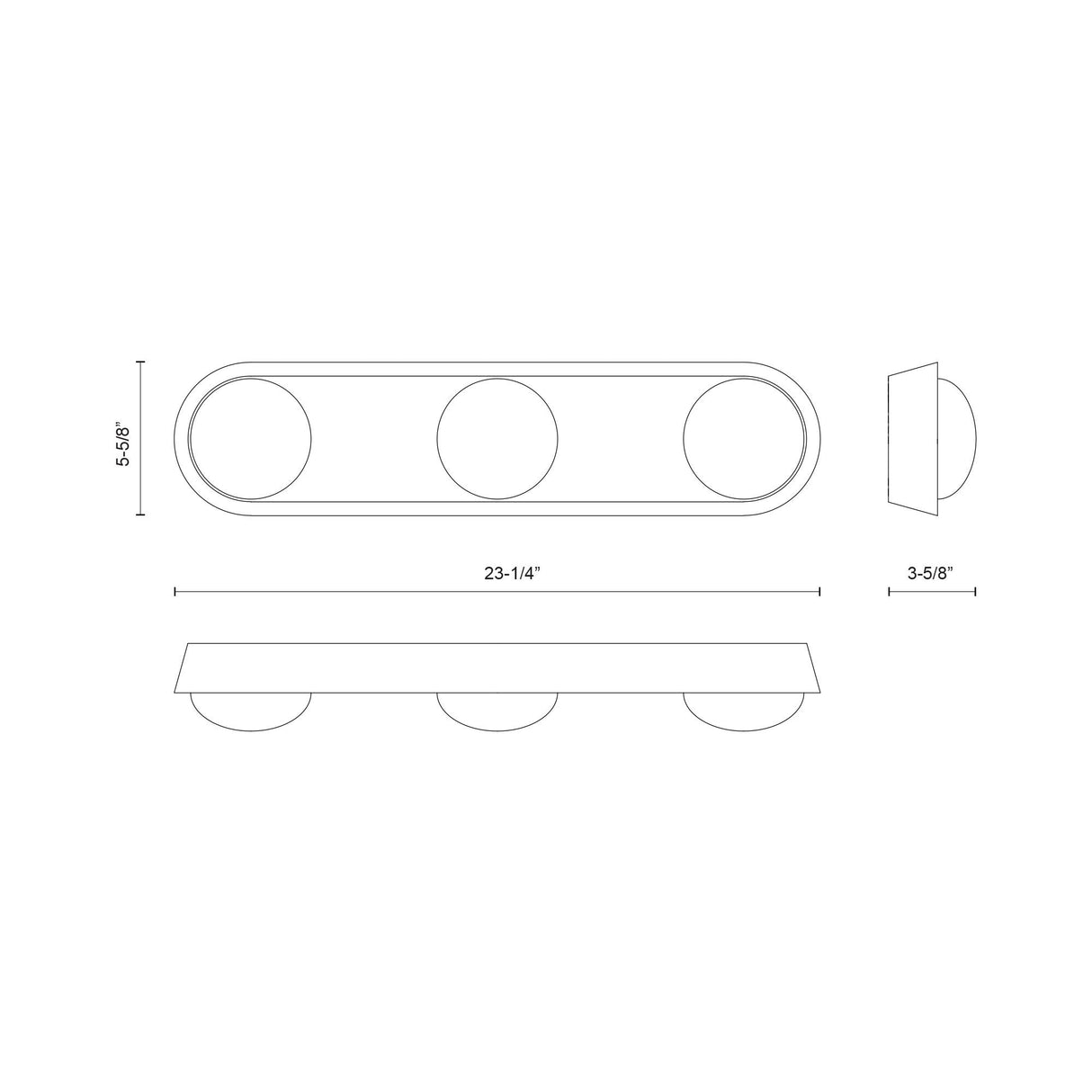Alora Alonso 23-in Wall/Vanity Light