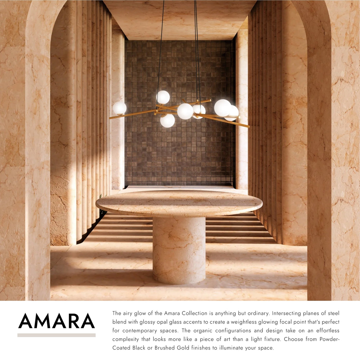 Kuzco Amara 54-in Chandelier
