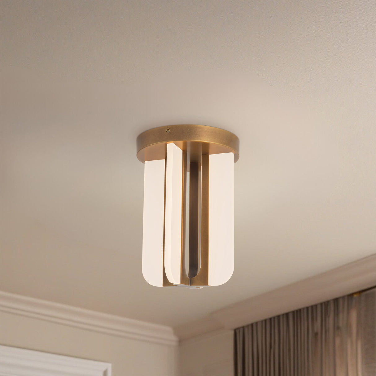 Alora Anders 8-in Semi-Flush Mount