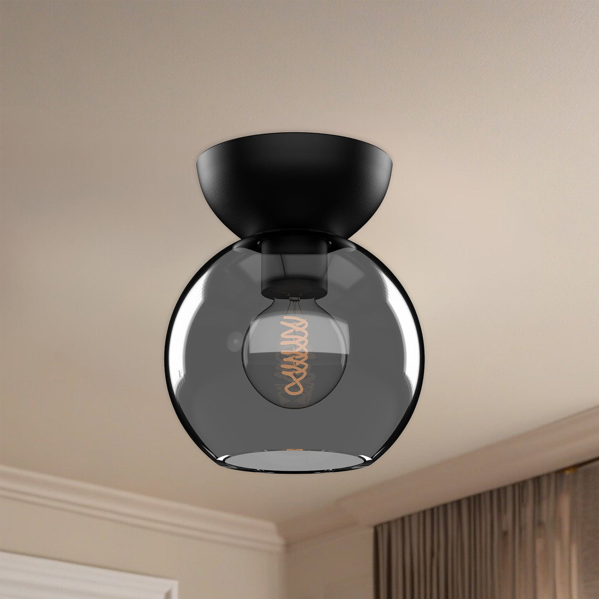 Kuzco Arcadia 6-in Semi-Flush Mount
