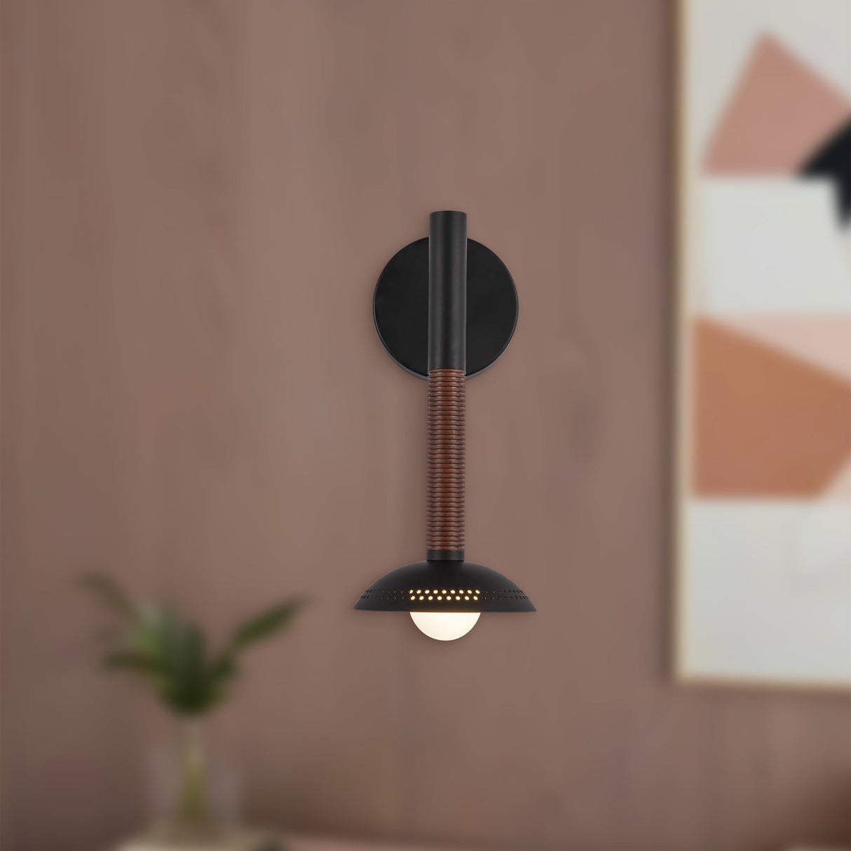 Alora Mood Arden 14-in (With Shade) Wall/Vanity Light