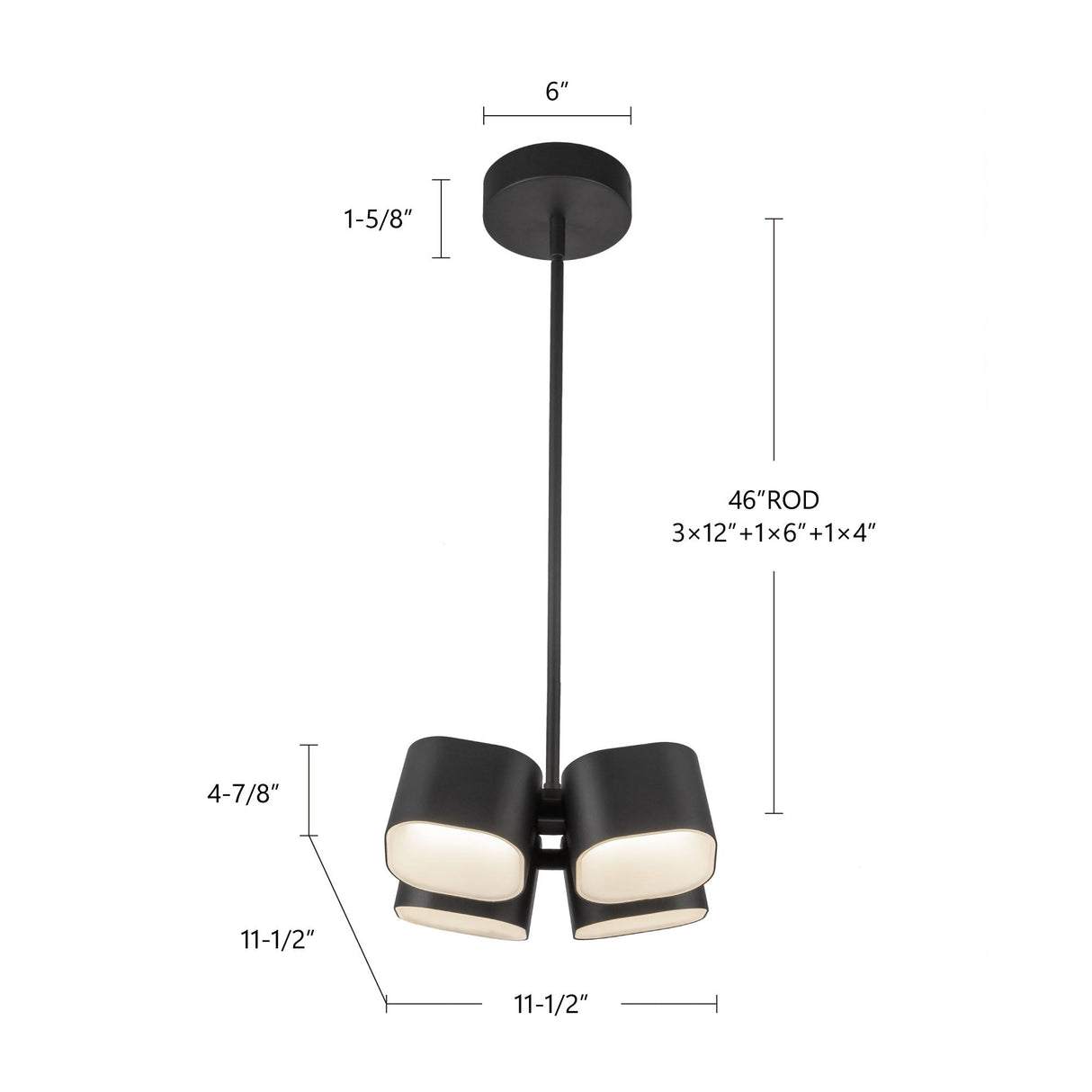 Kuzco Arena 11-in Pendant