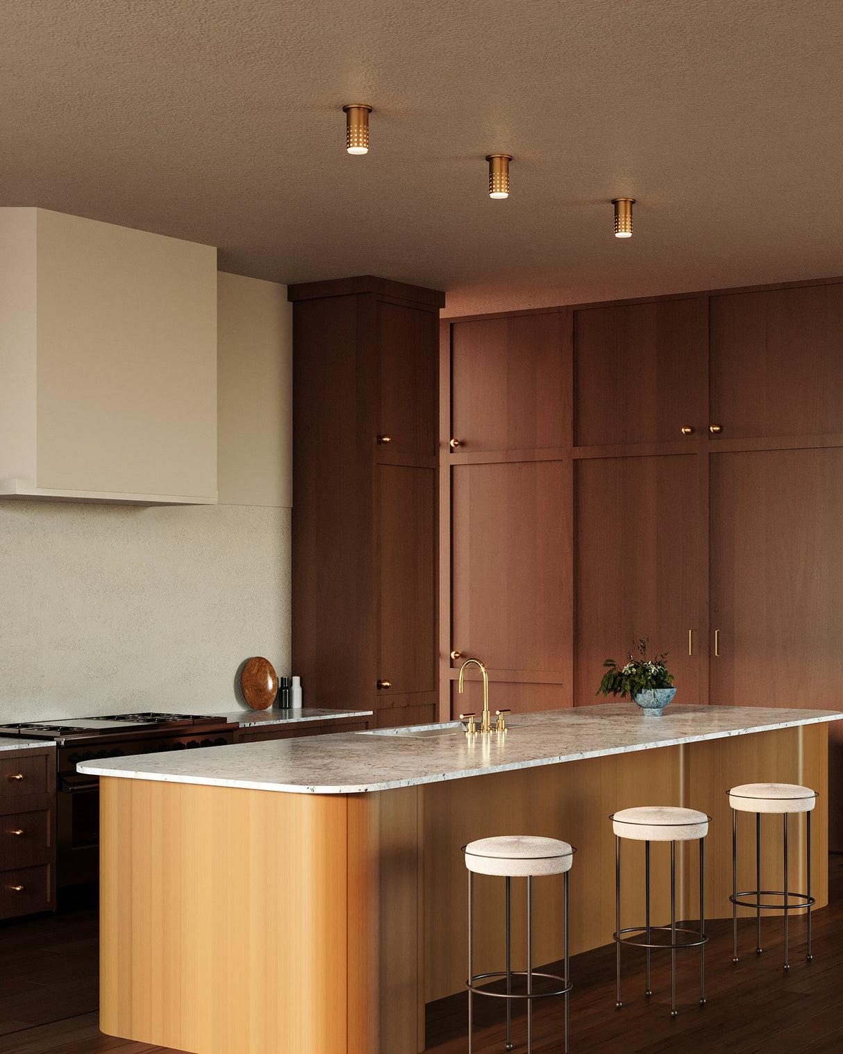 Kuzco Astoria 7-in Semi-Flush Mount