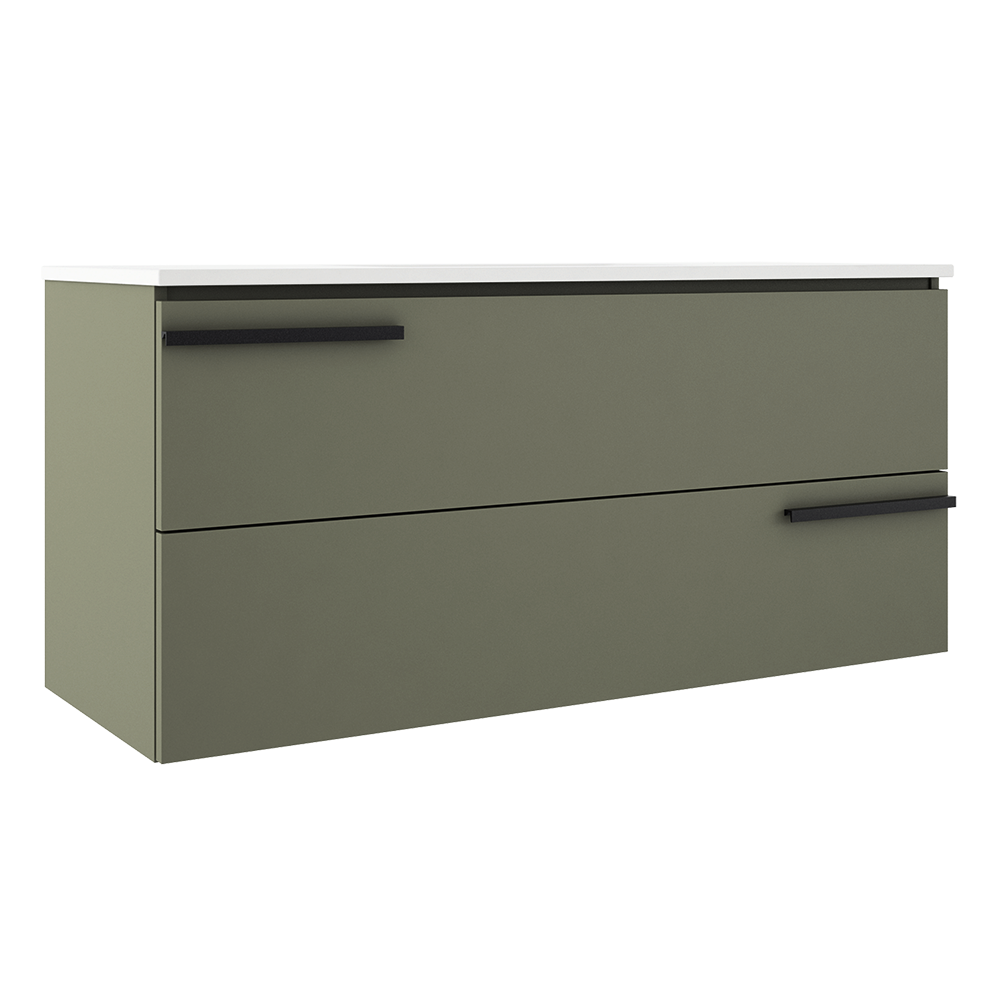 Accent 48″ Two Drawer Wall-Mounted Vanity