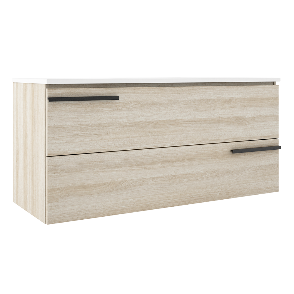 Accent 48″ Two Drawer Wall-Mounted Vanity