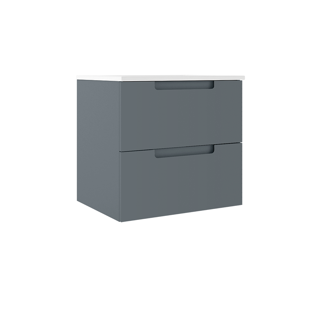 Coda 24″ Two Drawer Wall-Mounted Vanity