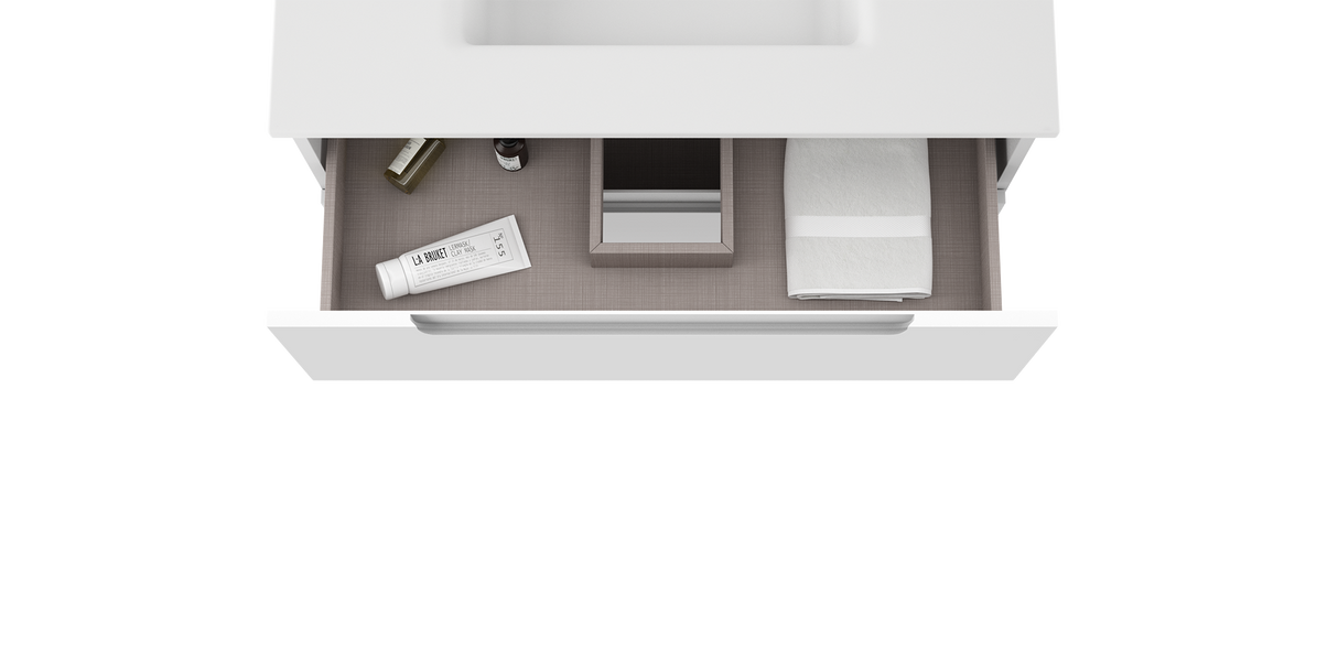 Coda 31″ Two Drawer Wall-Mounted Vanity