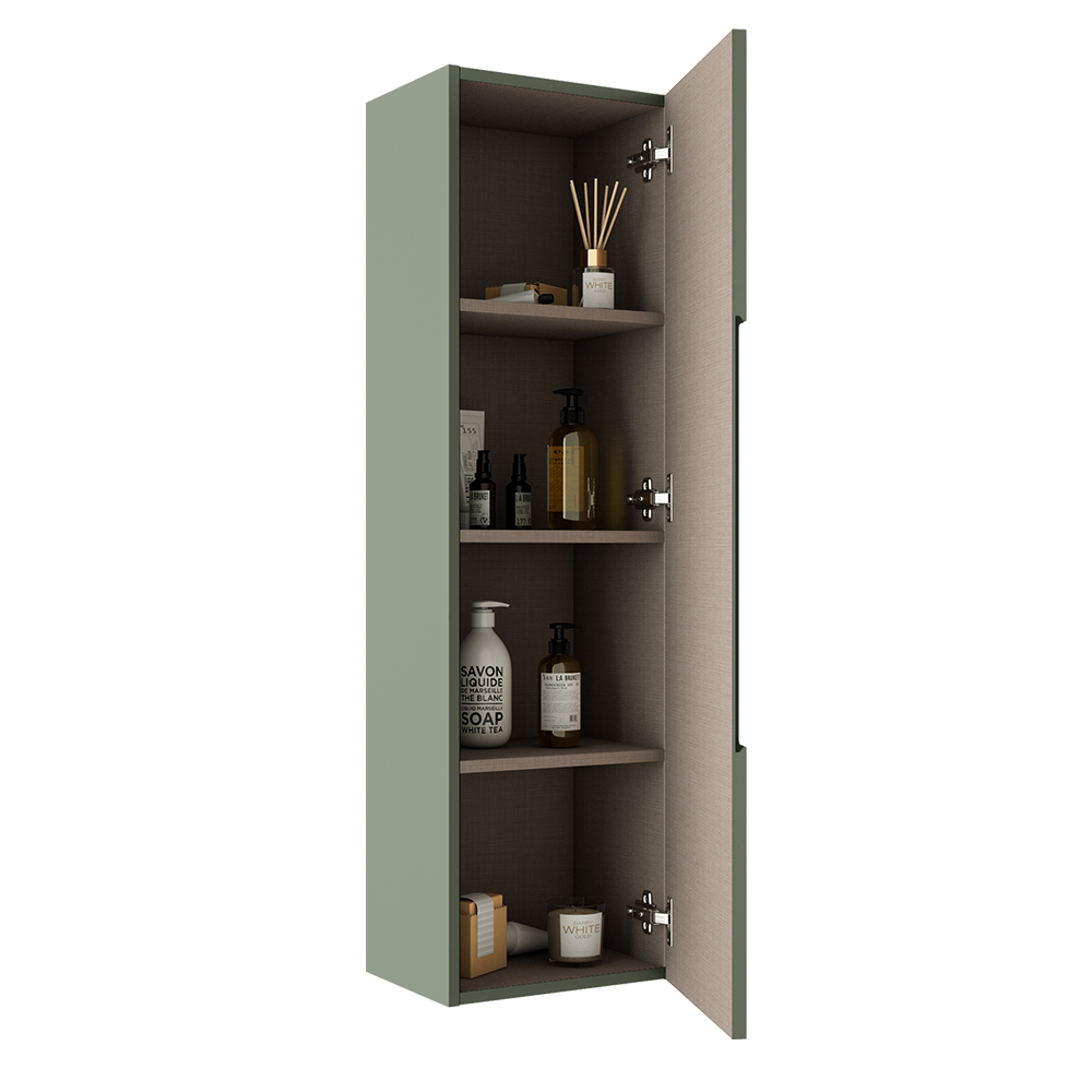 Coda Rippled Left/Right Hand Wall Cabinet