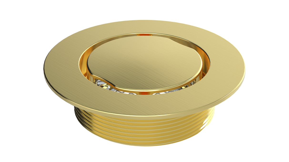 SERENITY Shower Drain Trim, Flat Round, 3" Outlet (BCS.100)