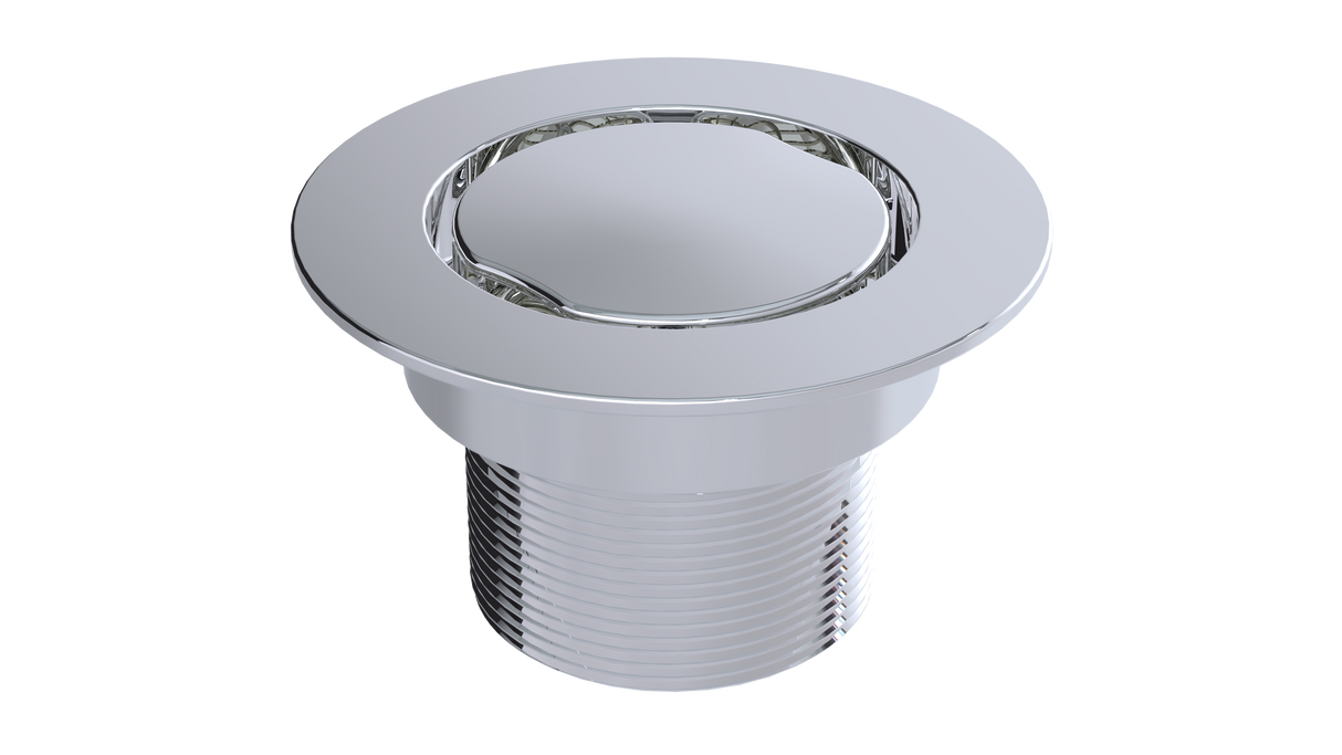 SERENITY Shower Drain Trim, Flat Round, 2" Outlet (BCS.102)