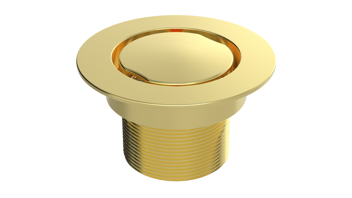 SERENITY Shower Drain Trim, Flat Round, 2" Outlet (BCS.102)