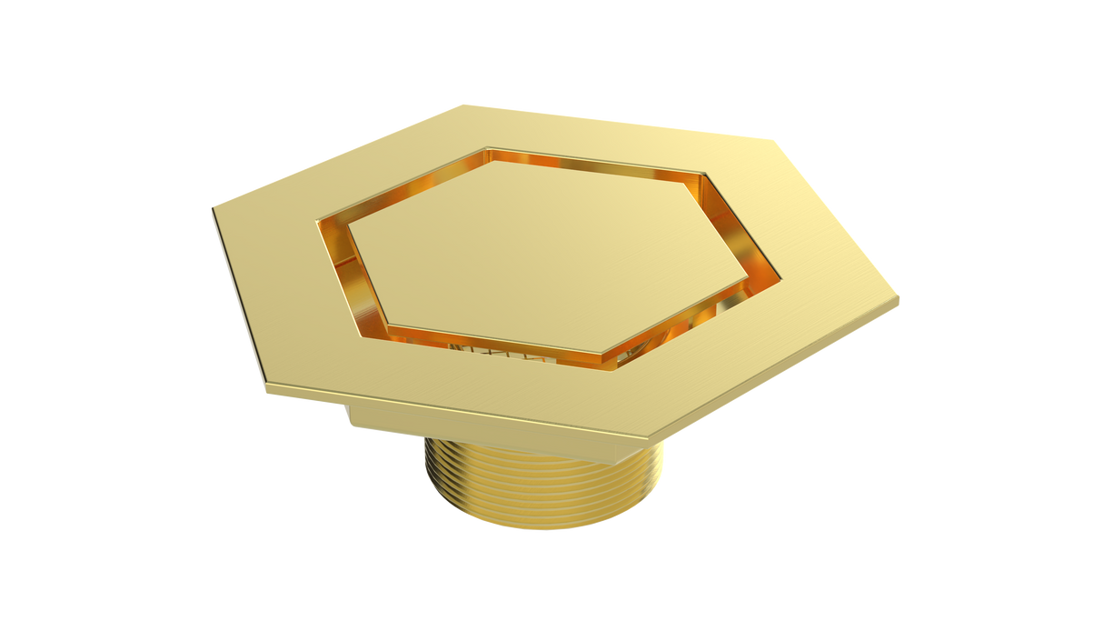 SERENITY Shower Drain Trim, Hexagonal, 2" Outlet (BCS.502)