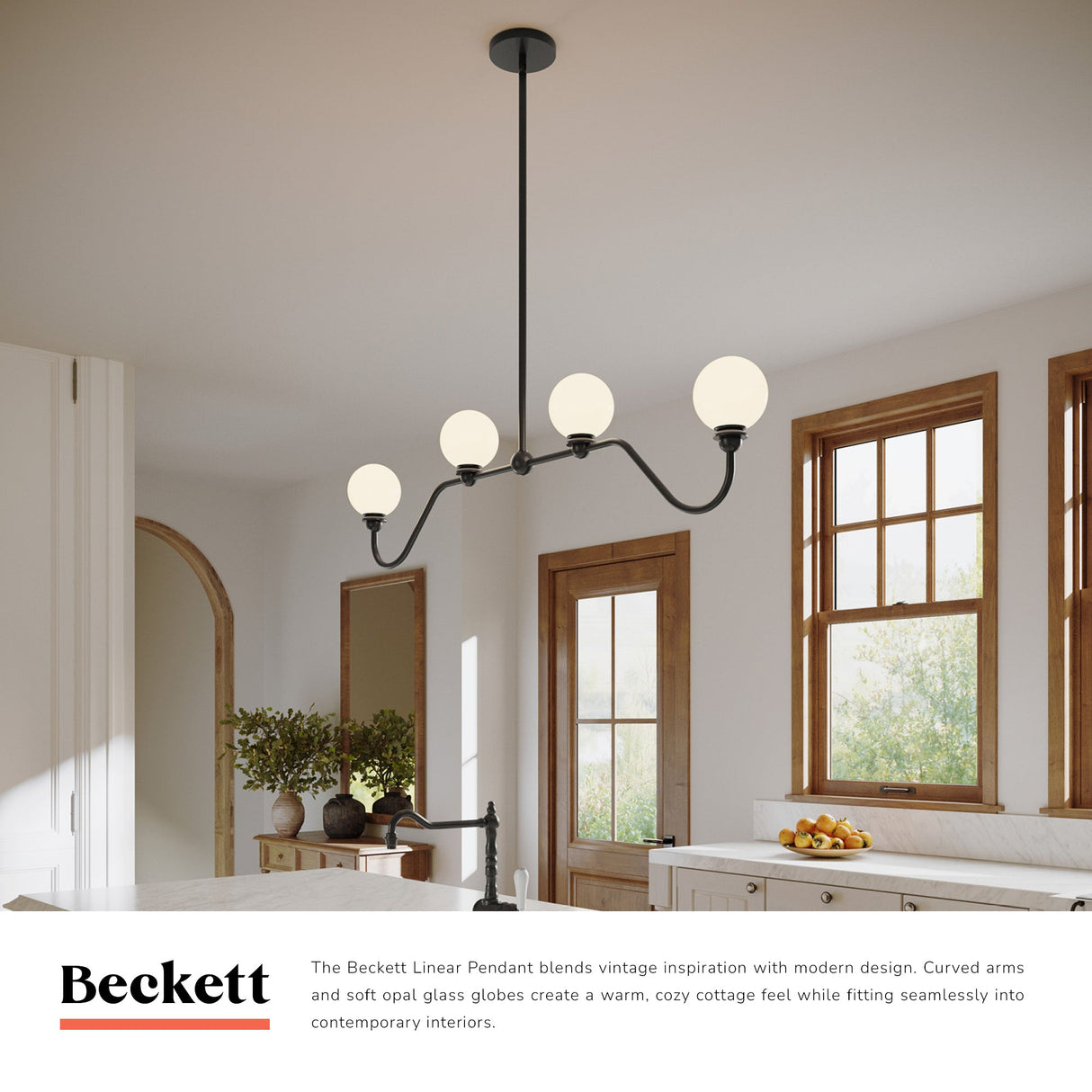 Alora Mood Beckett 48-in Linear Pendant