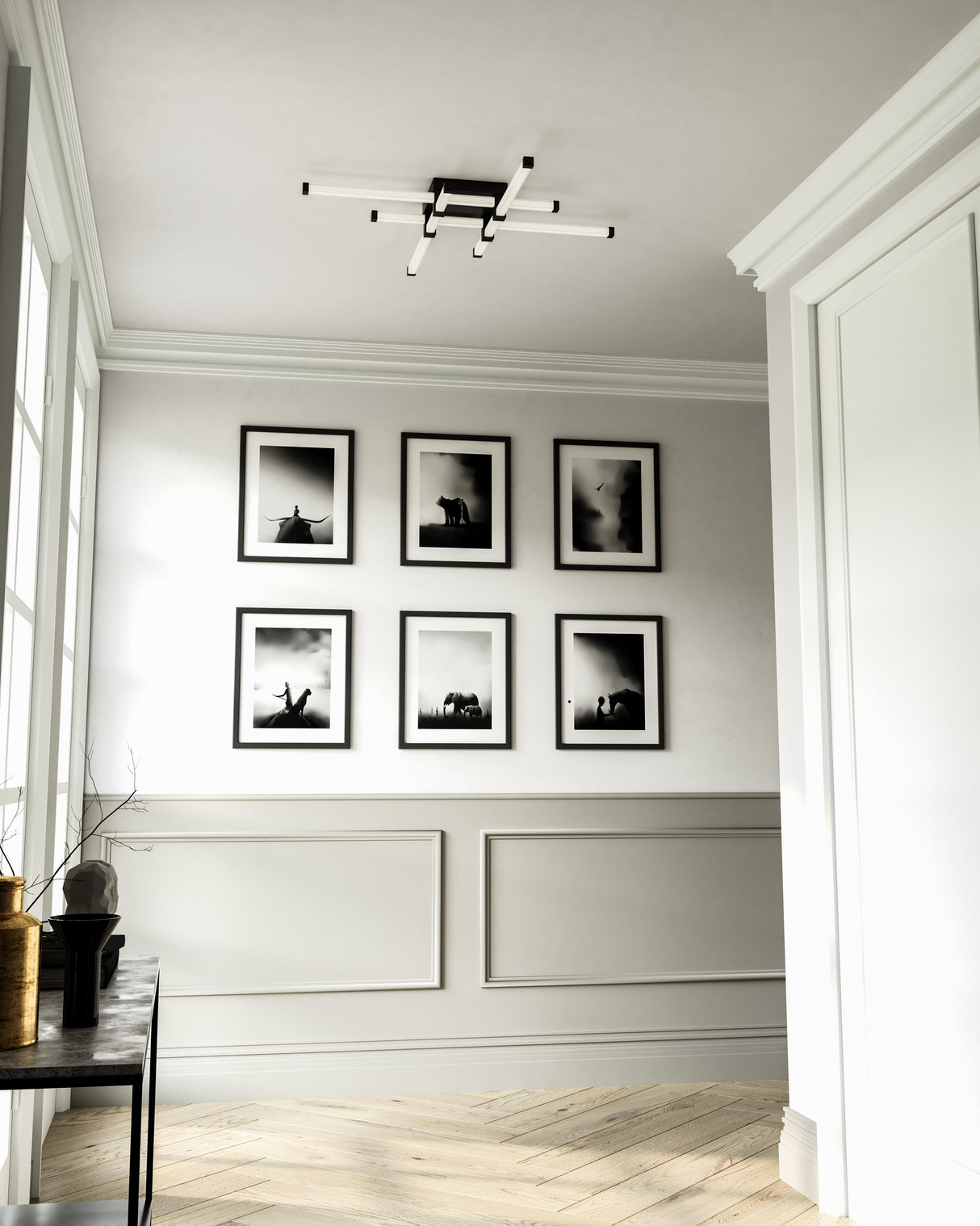 Kuzco Blade 34-in Flush Mount