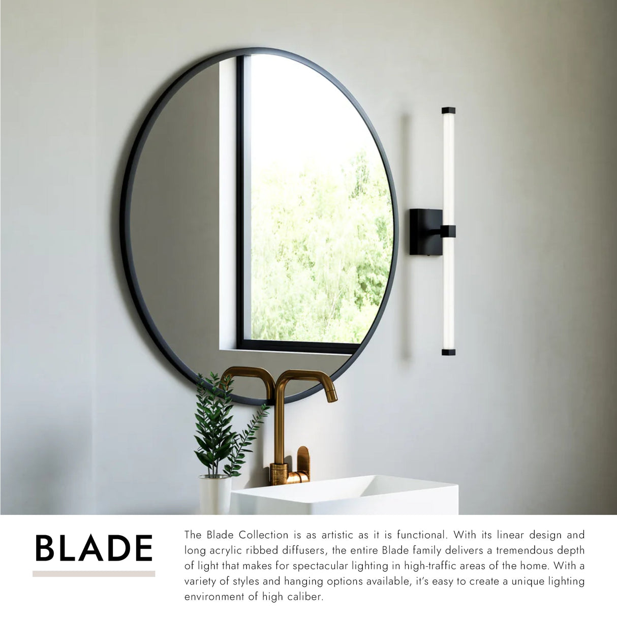 Kuzco Blade 24-in Vanity Light