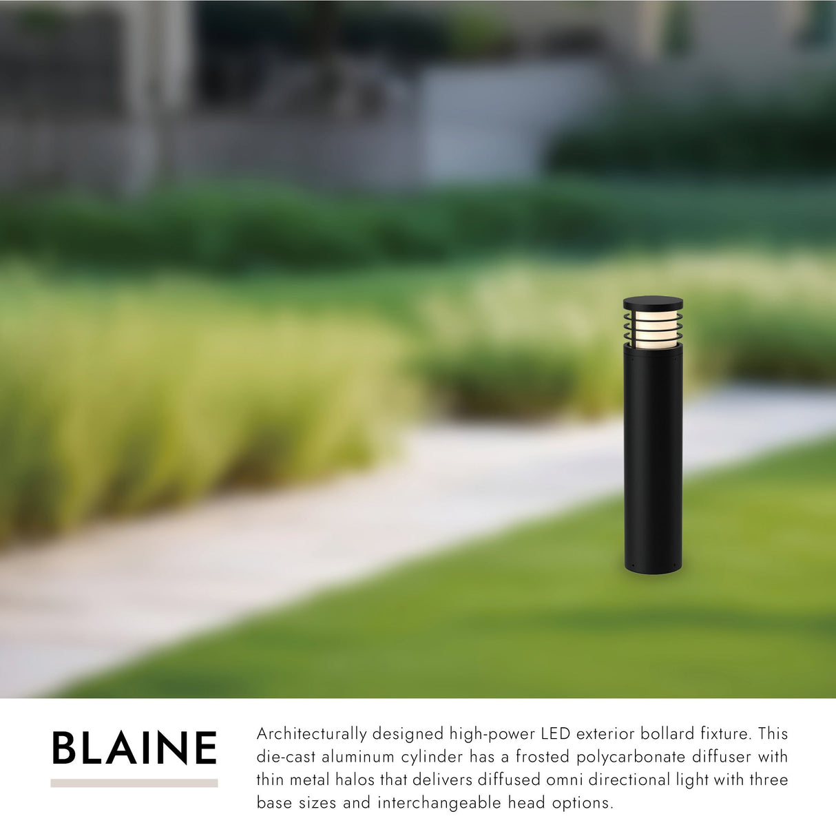 Kuzco Blaine 29-in Exterior Bollard