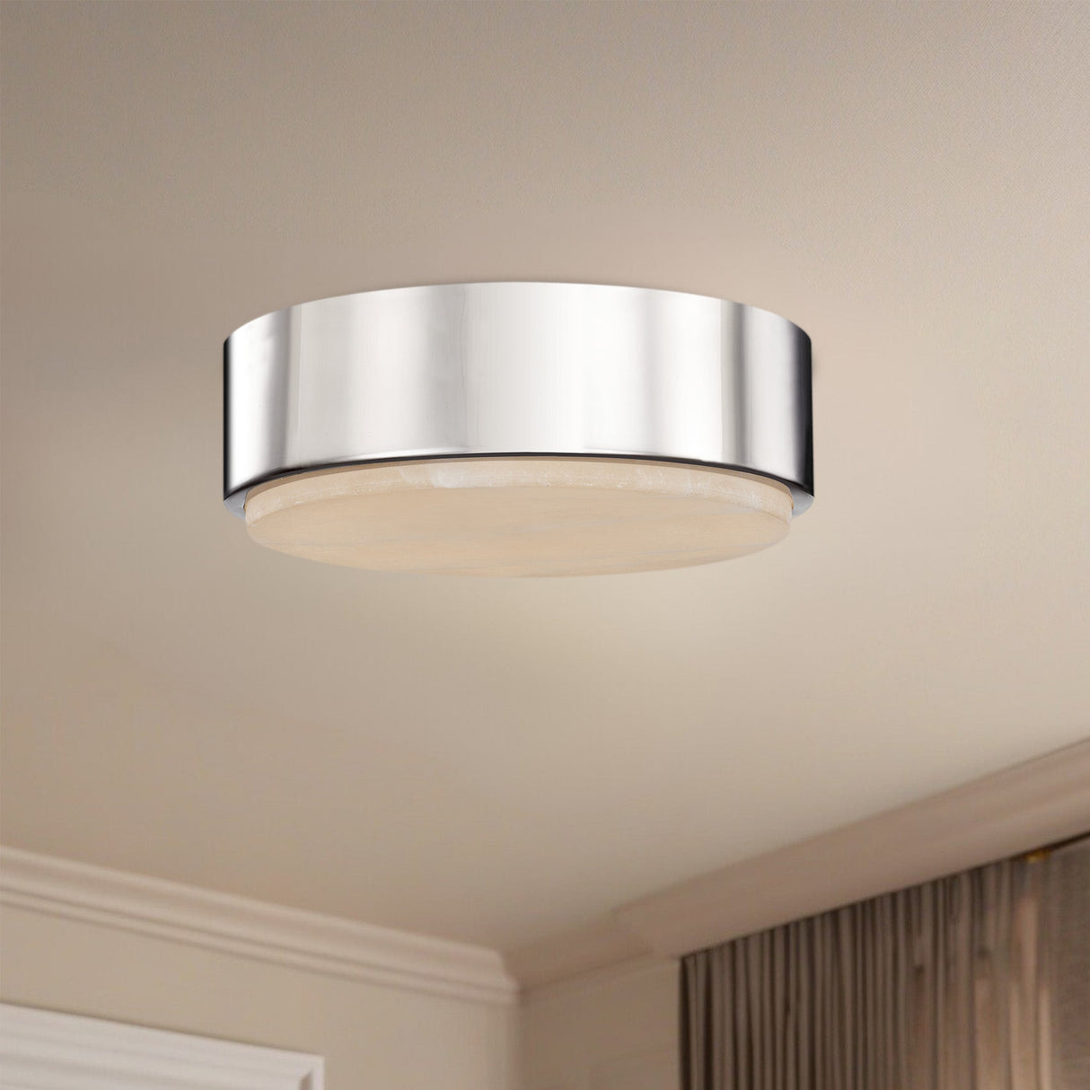 Alora Blanco 8-in Flush Mount