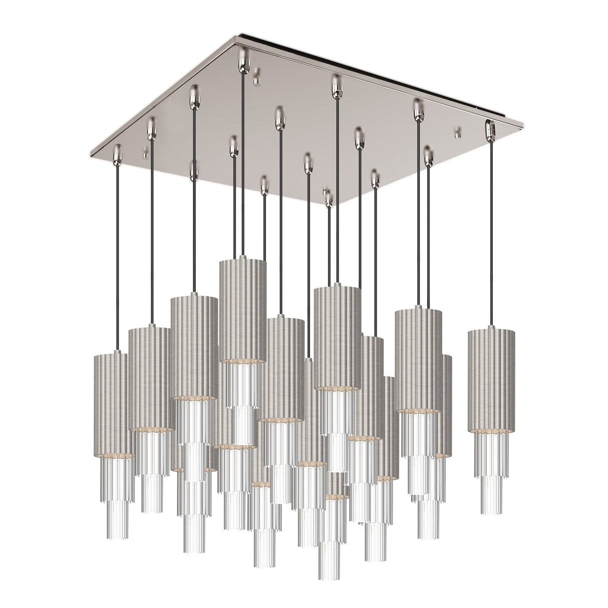 Alora Mood Bordeaux 4-in 16 Head Multi Pendant