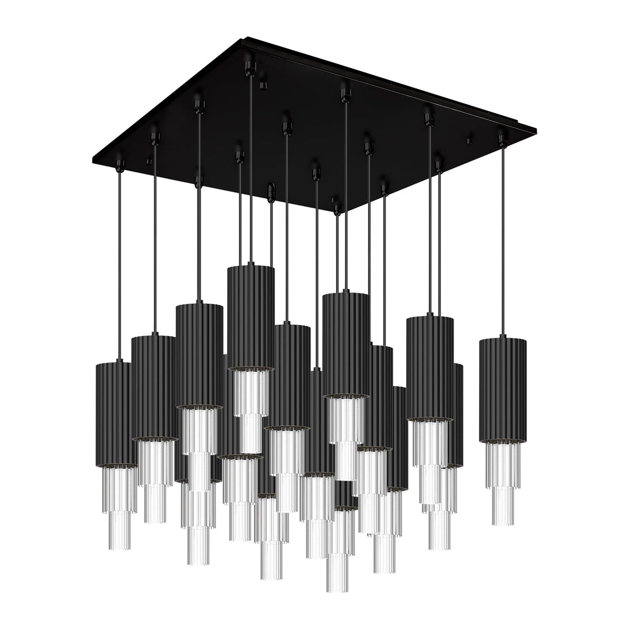Alora Mood Bordeaux 4-in 16 Head Multi Pendant