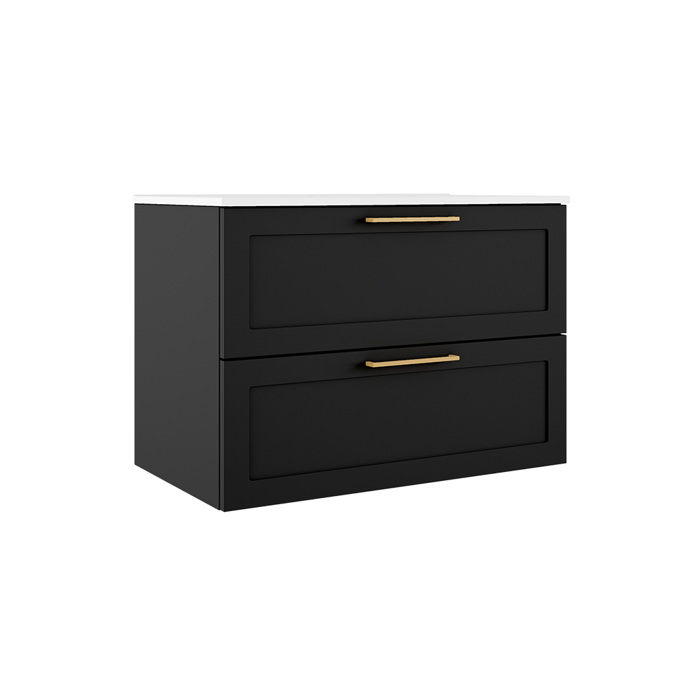 Rhythm 31″ Two Drawer Wall-Mounted Vanity