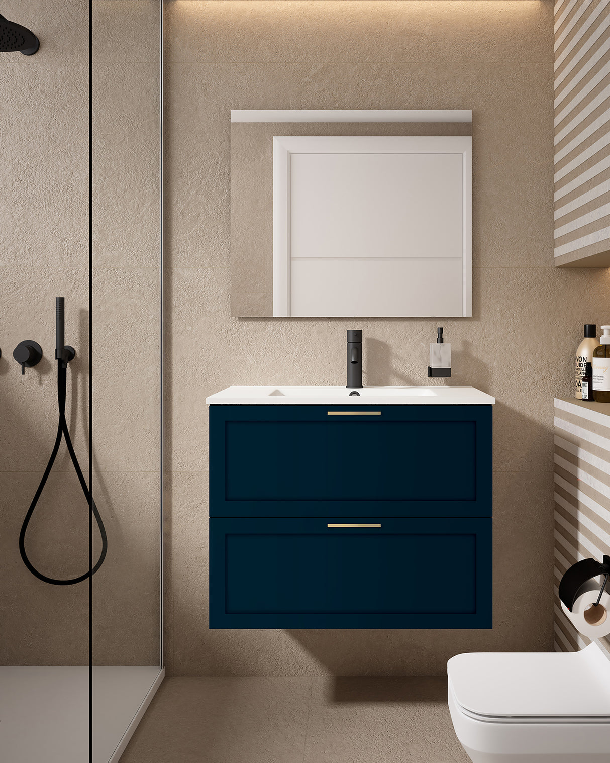 Rhythm 31″ Two Drawer Wall-Mounted Vanity