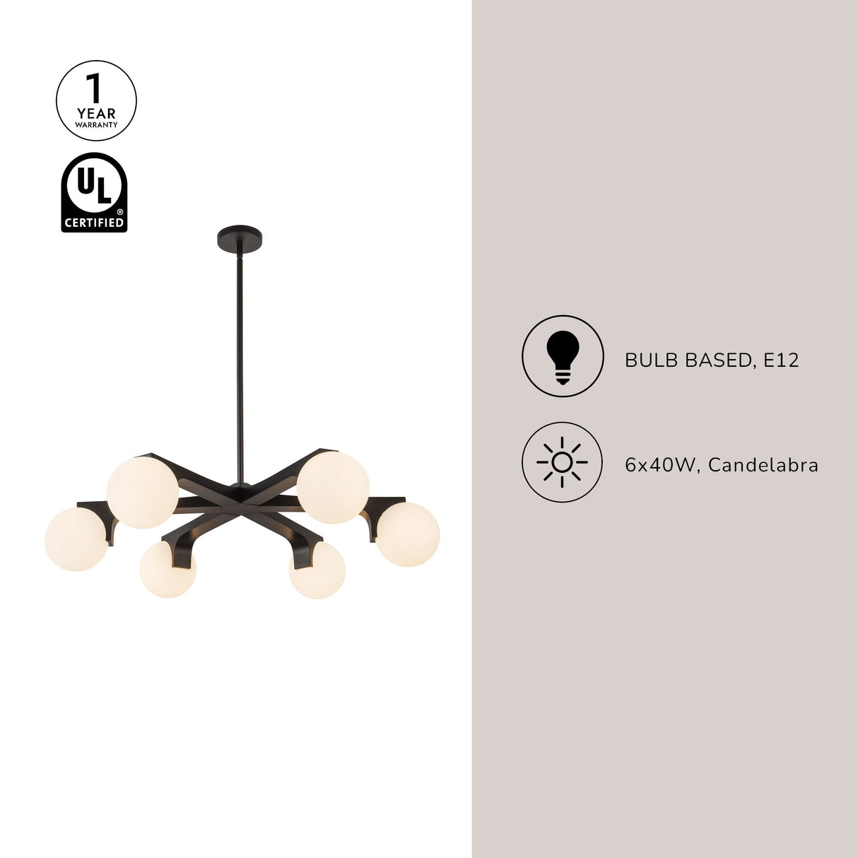 Kuzco Briar 37-in Chandelier