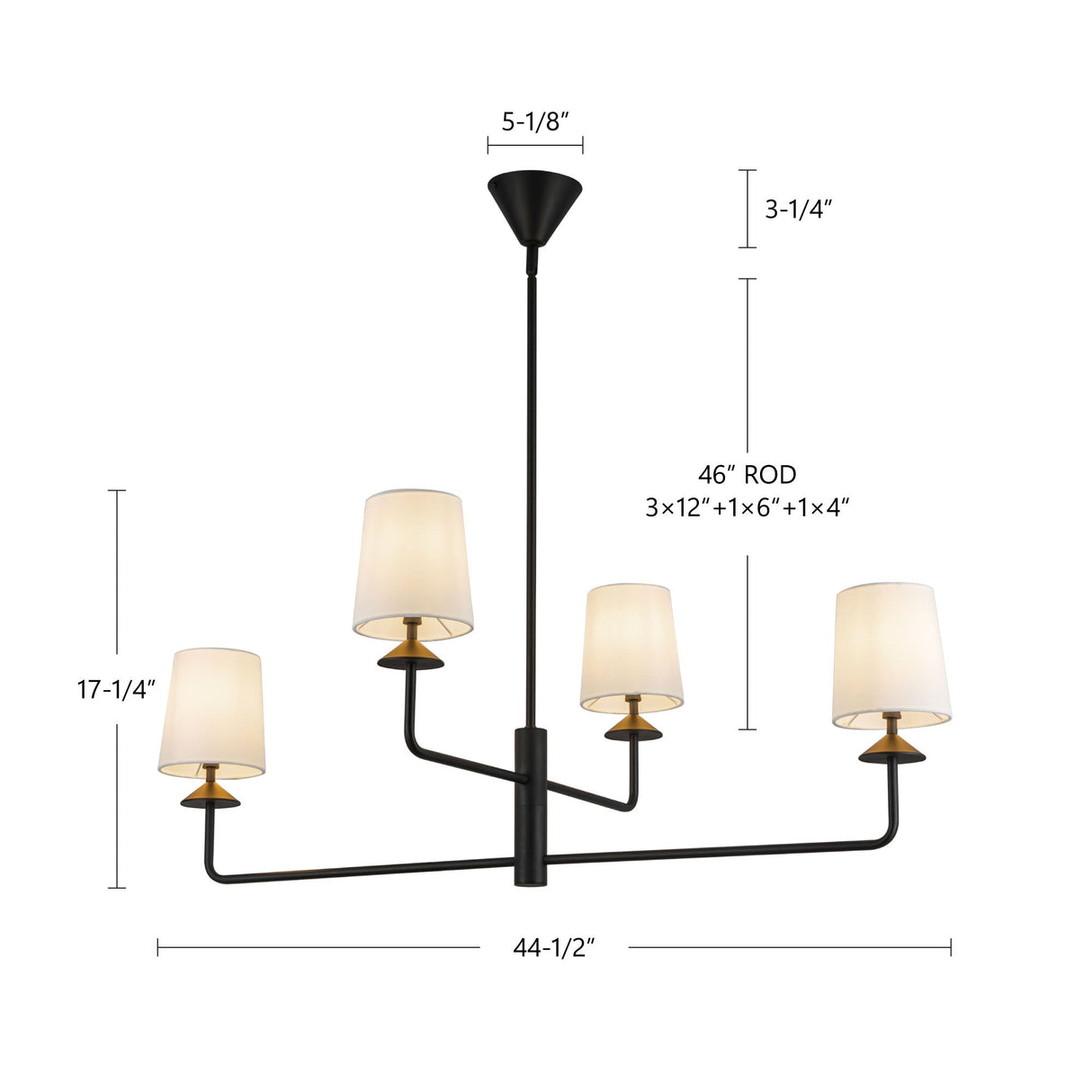 Alora Mood Bridgette 45-in Chandelier