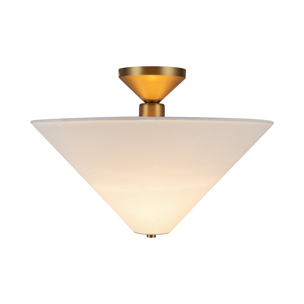 Alora Mood Bridgette 16-in Semi-Flush Mount
