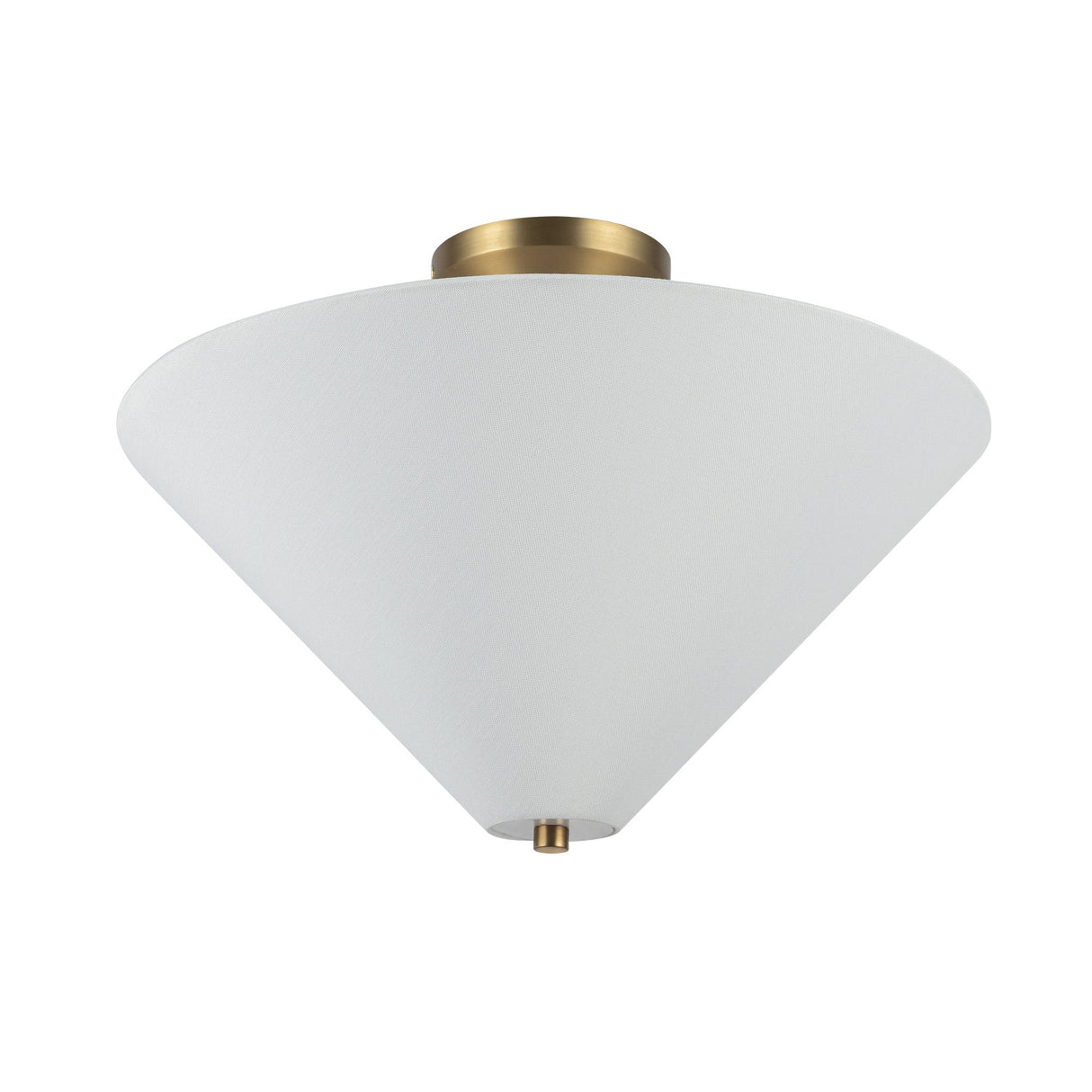 Alora Mood Bridgette 16-in Semi-Flush Mount