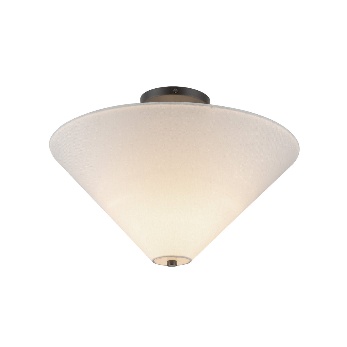 Alora Mood Bridgette 16-in Semi-Flush Mount