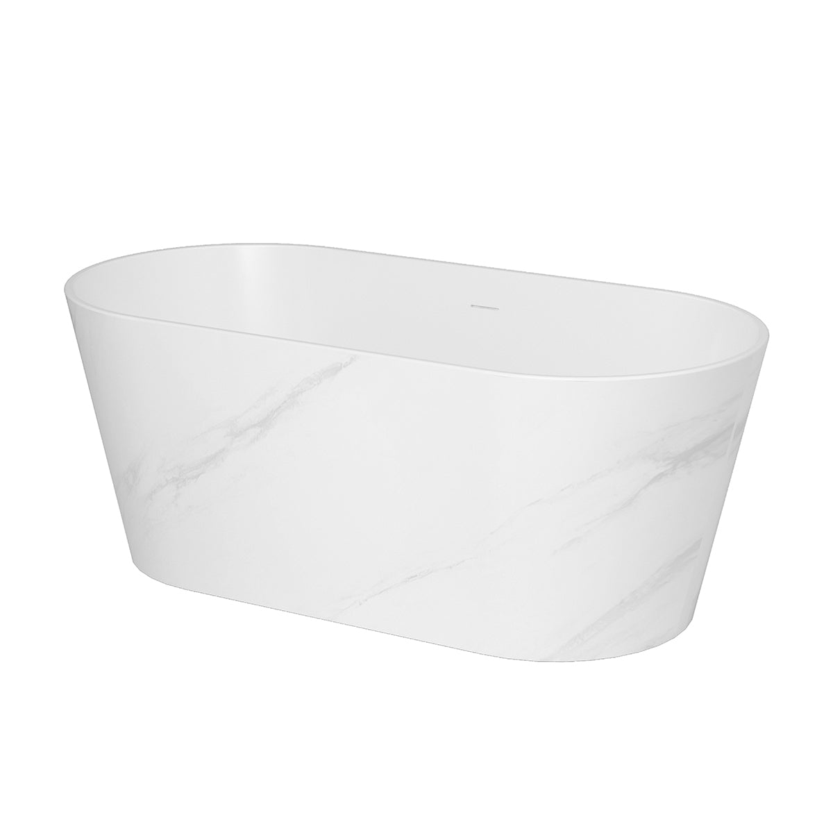 Annalise 67 White Marble