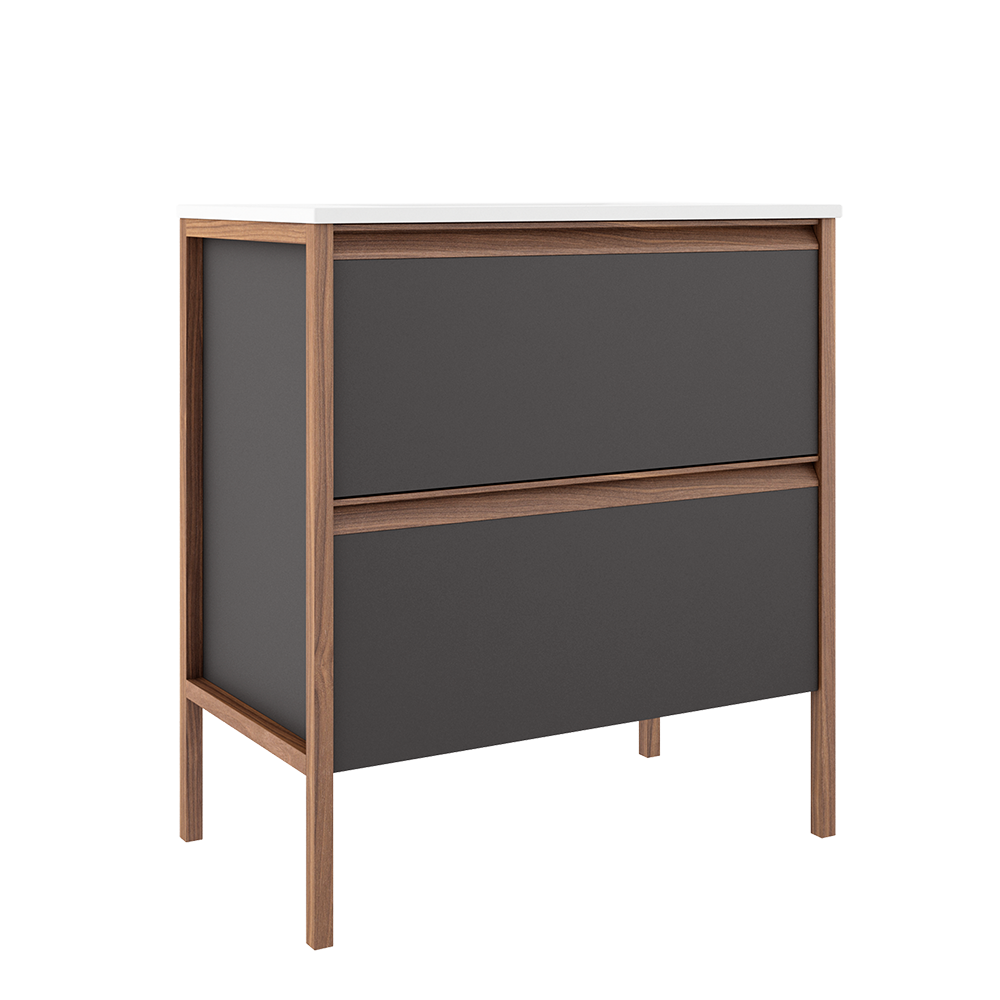 Tempo 31″ Two Drawer Freestanding Vanity