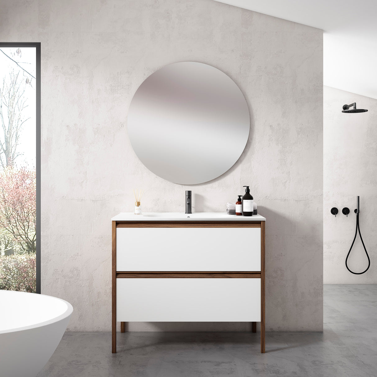 Tempo 31″ One Drawer One Shelf Freestanding Vanity