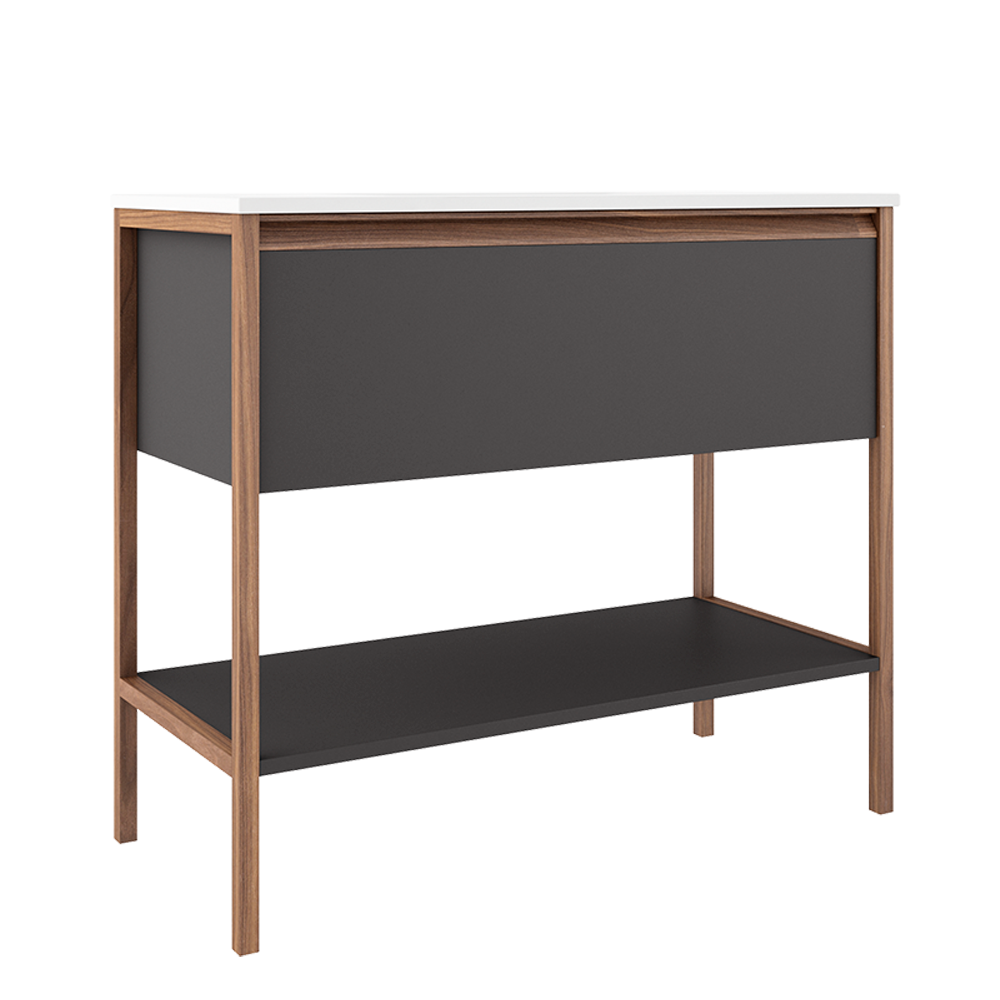 Tempo 36″ One Drawer One Shelf Freestanding Vanity
