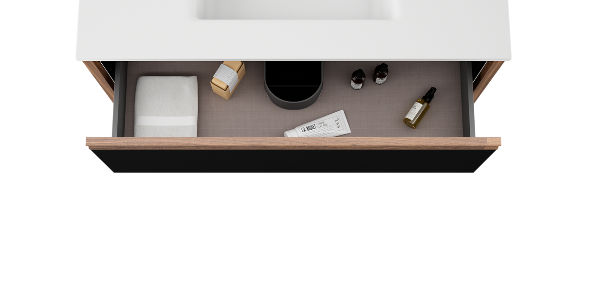 Tempo 36″ One Drawer One Shelf Freestanding Vanity