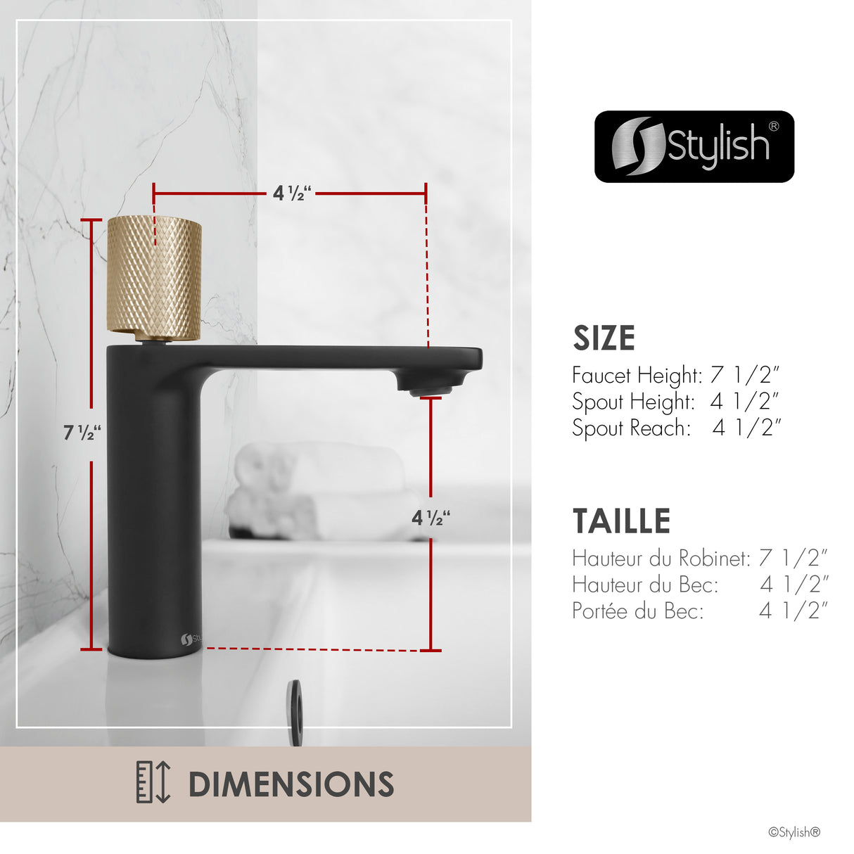 B-104NG Bathroom Faucet