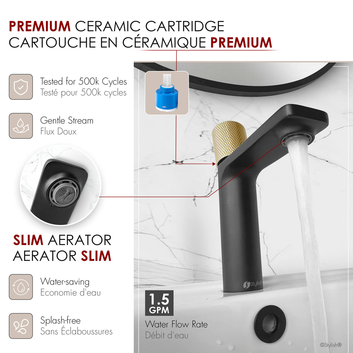 B-104NG Bathroom Faucet