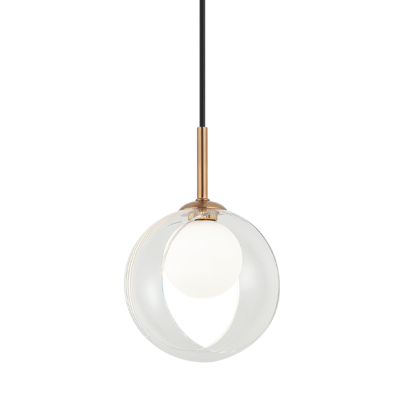 Matteo Delcia 1-Light LED Pendant Light C60601AG - image 1