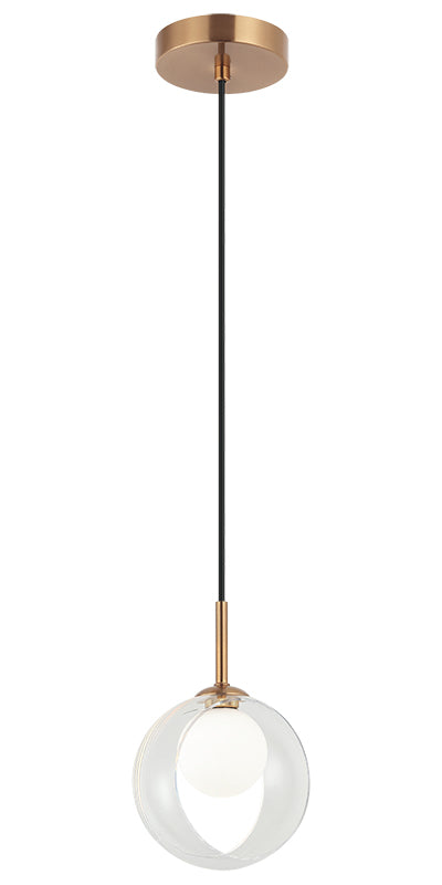 Matteo Delcia 1-Light LED Pendant Light C60601AG - image 2