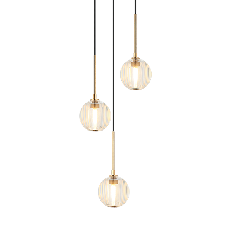 Matteo Jemyca 3-Light Pendant Light C61603AG - image 1