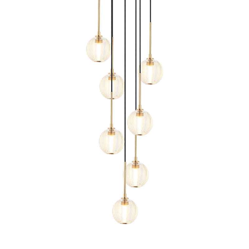 Matteo Jemyca 7-Light Pendant Light C61607AG - image 1