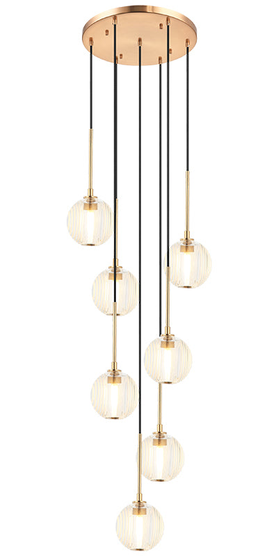 Matteo Jemyca 7-Light Pendant Light C61607AG - image 2