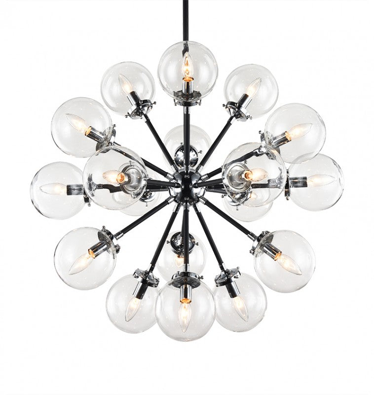Matteo Soleil 18-Light Aged Gold Brass Chandelier C62818AG - image 3