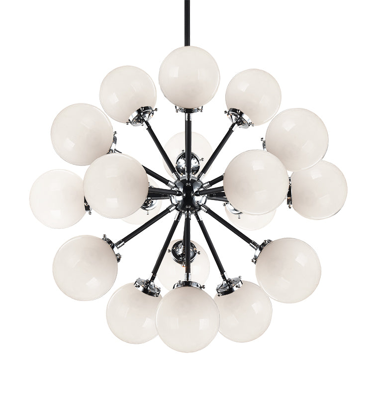 Matteo Soleil 18-Light Aged Gold Brass Chandelier C62818AG - image 4