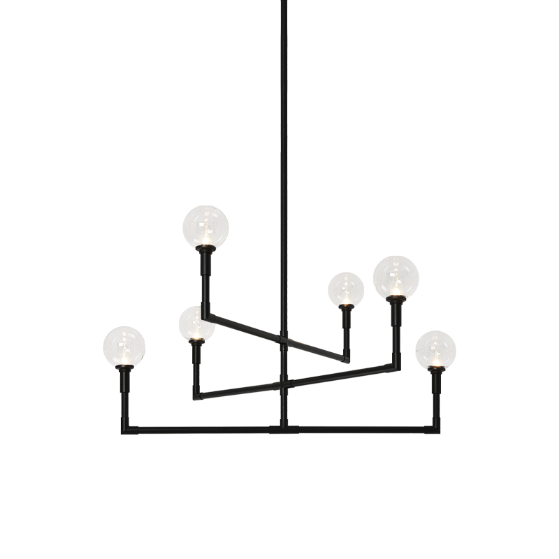 Matteo Candlestix 6-Light Chandelier C64806 - image 3