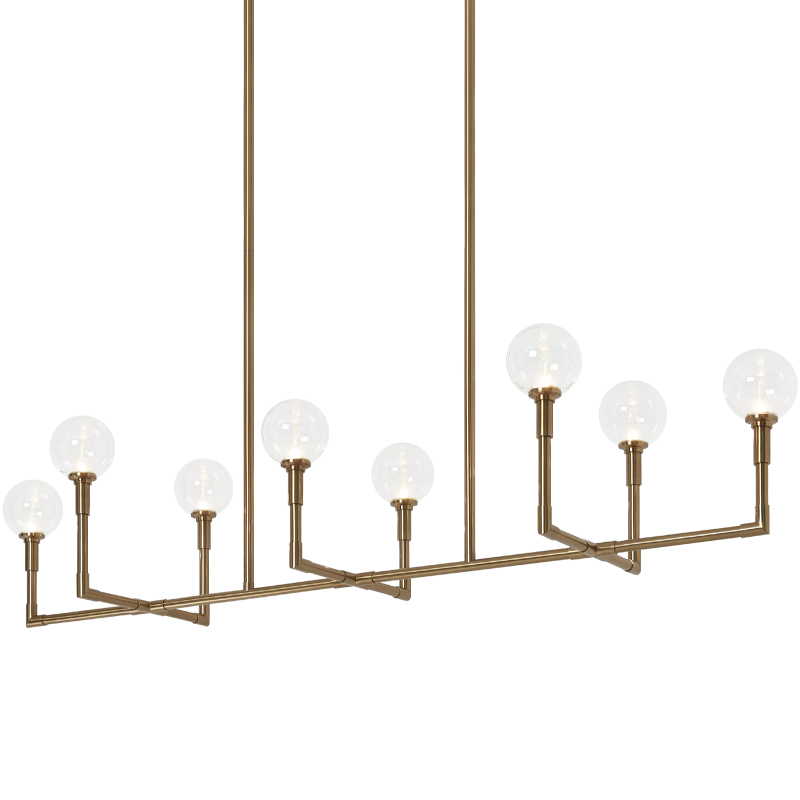 Matteo Candlestix 8-Light Chandelier C64808AG - image 1